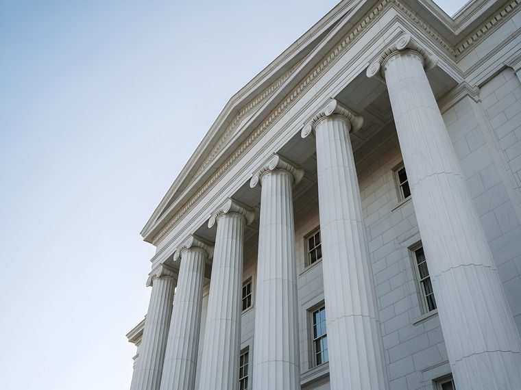 Courthouse with columns